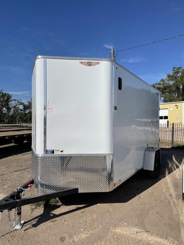 2022 H and H Trailer 6x12 HH Series Flat Top V-Nose Enclosed Cargo Trailer 3K Idler (H7212SFTV-035) Enclosed Cargo Trailer 2022 H and H Trailer 6x12 HH Series Flat Top V-Nose Enclosed Cargo Trailer 3K Idler (H7212SFTV-035) Enclosed Cargo Trailer