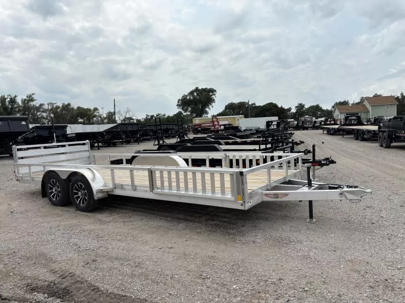 2025  20' H&H Aluminum ATV side Flatbed Trailer