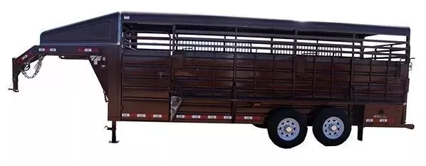 2026 GR Trailers 6.8' x 24' Gooseneck Tandem Axle Stock Trailer (STH6824W14LNR) Stock / Stock Combo Trailer