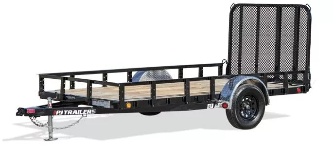 2026 PJ Trailers 77" x 12' U7 (12') Utility Trailer