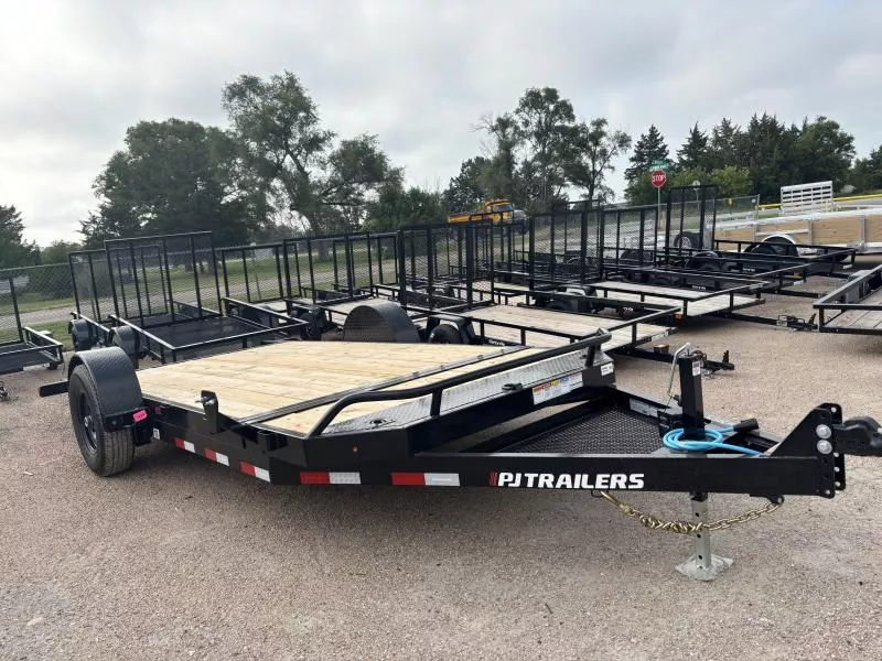 2026 PJ Trailers T1161 Single axle 16' Tilt Trailer