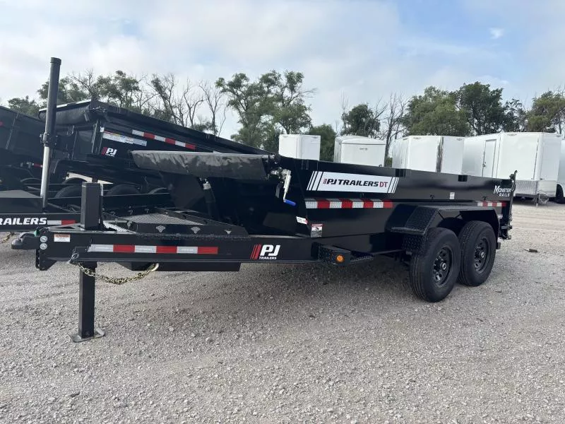 2026 PJ Trailers DT1142 14' Telescopic Dump Trailer