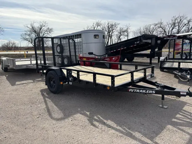 2026 PJ Trailers 77" x 12' Utility Trailer 52k single axle