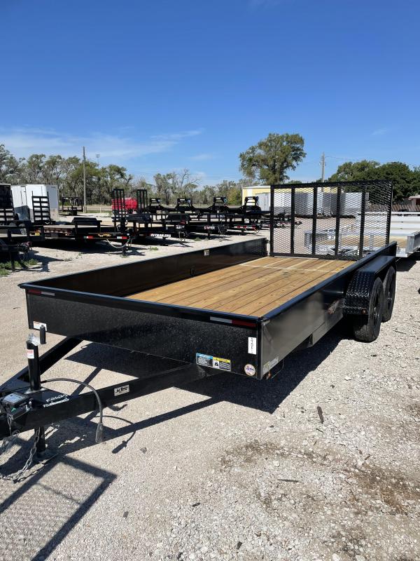 2022 H and H Trailer 76x12 Solid Side Utility Trailer 3K Idler (H7612SS-030) Utility Trailer