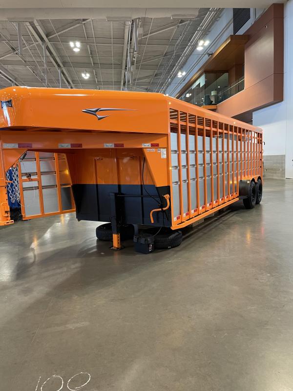 2022 Travalong Outside Skin Gooseneck Stock Trailer Livestock Trailer 2022 Travalong Outside Skin Gooseneck Stock Trailer Livestock Trailer