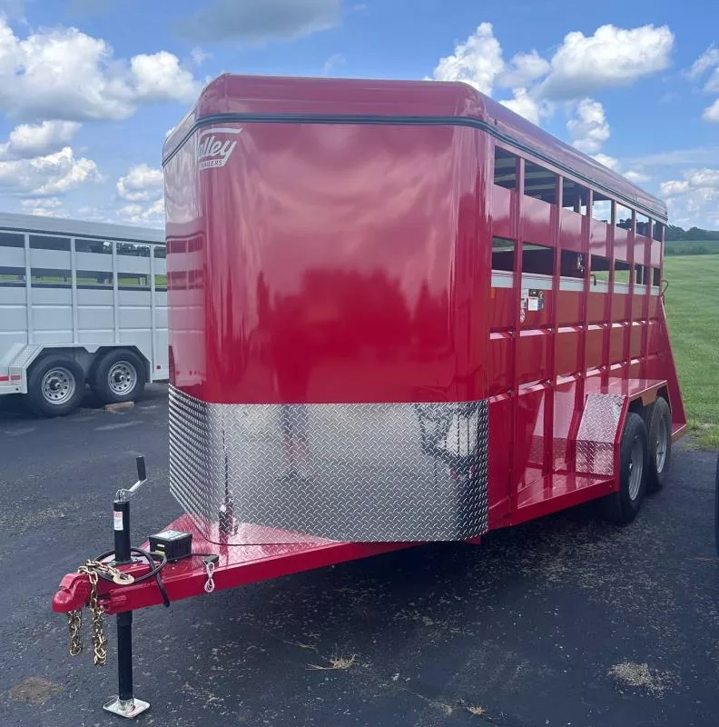 2026 Valley Trailers 28016 16' STOCK Stock / Stock Combo Trailer