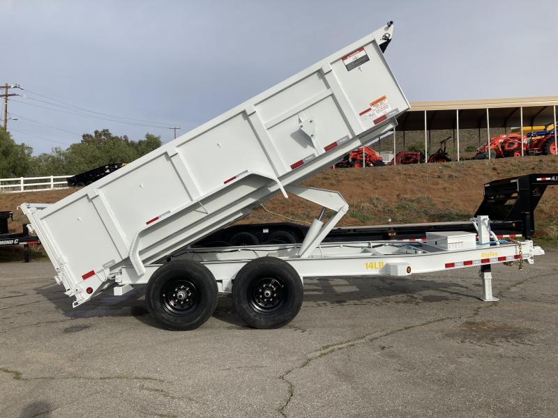 2023 Big Tex 14LP143 White Dump Trailer American Loan Masters