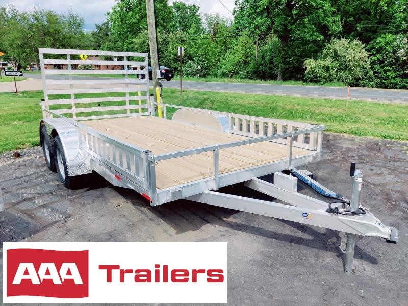 2023 Ultra Sport 7x14 Tandem Axle Aluminum w SIDE LOAD Ramps Utility Trailer 2023 Ultra Sport 7x14 Tandem Axle Aluminum w SIDE LOAD Ramps Utility Trailer