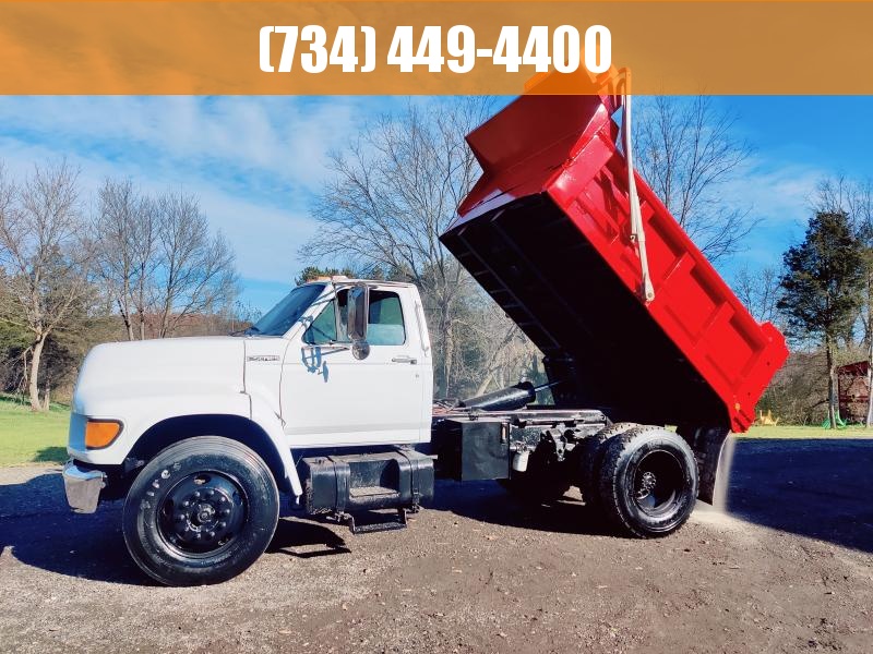1999 Ford F800 Single Axle Dump truck 5.9 Cummins 1999 Ford F800 Single Axle Dump truck 5.9 Cummins