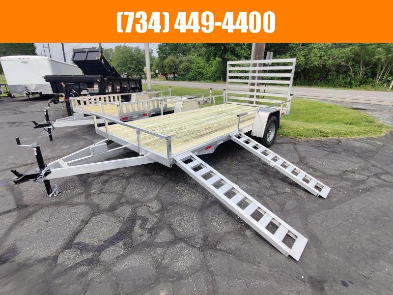 2021 Ultra Sport Aluminum 7x14 ATV Trailer w Rear & Side Ramps Utility Trailer 2021 Ultra Sport Aluminum 7x14 ATV Trailer w Rear & Side Ramps Utility Trailer