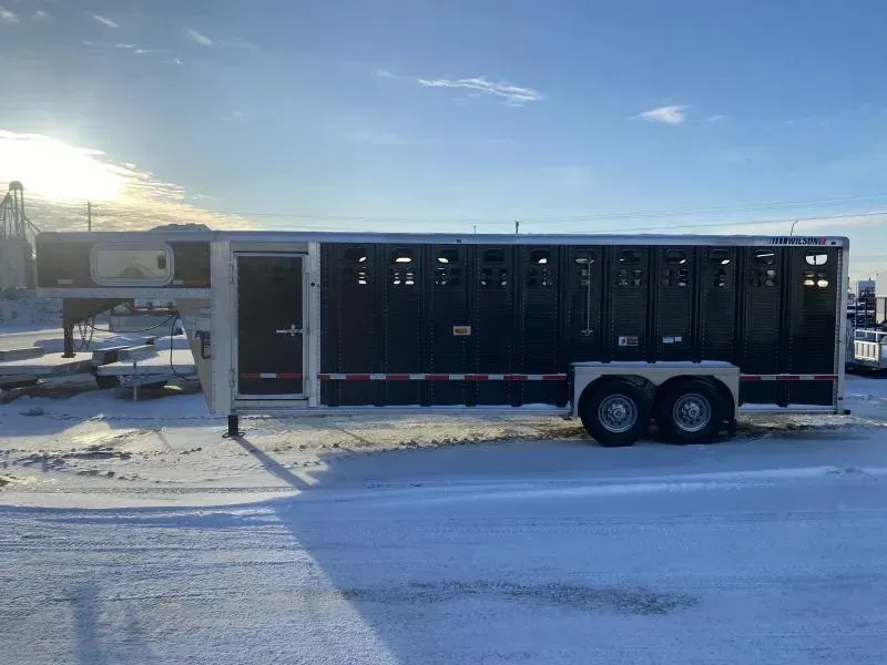 2026 Wilson Trailer Company Ranch Hand Punch Style PSGN-5724 Stock / Stock Combo Trailer