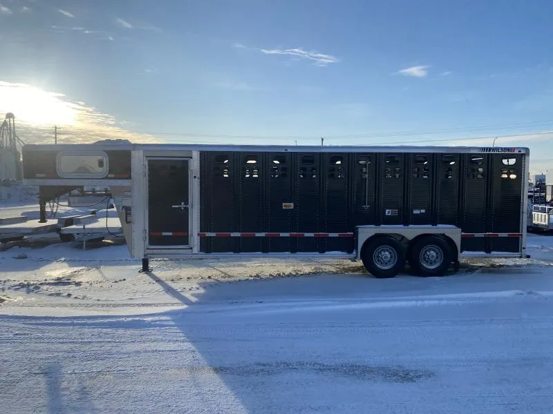 2026 Wilson Trailer Company Ranch Hand Punch Style PSGN-5724 Stock / Stock Combo Trailer