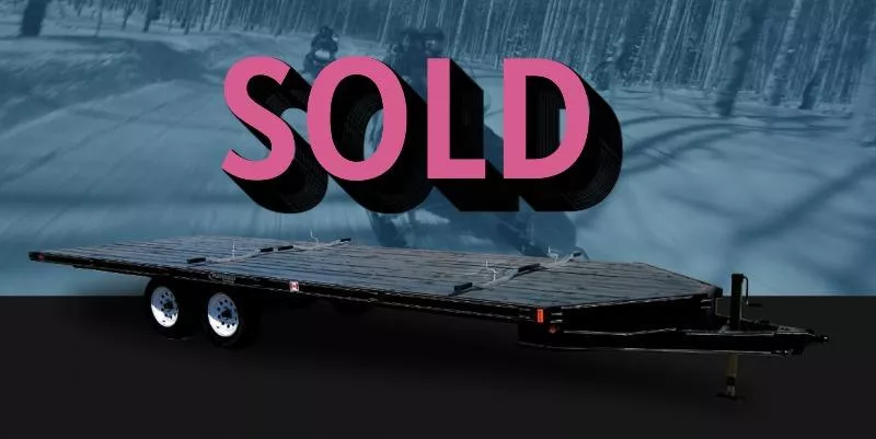 2025 Rainbow Trailers 20' x 4-Place ATV/Sled w/ 2-3500 lb. Axle Snowmobile Trailer