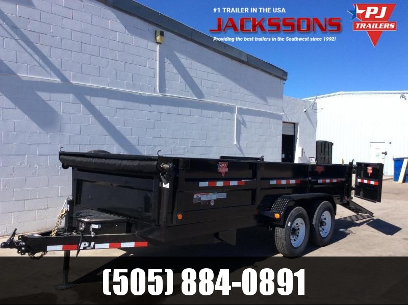 PJ Trailers 14' x 83" Tandem Axle Dump Trailer PJ Trailers 14' x 83" Tandem Axle Dump Trailer