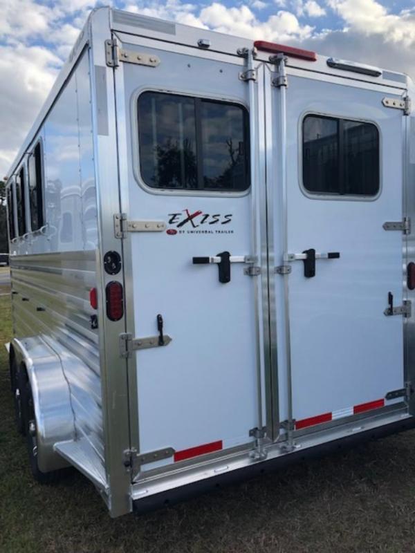 2023 Exiss Trailers 3 horse bumper pull XT with dressing room Horse Trailer Gator Horse