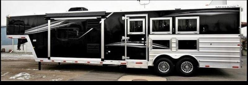 2023 Merhow Trailers 8' wide 3 horse w/ 14' lq dual aisle Horse Trailer 2023 Merhow Trailers 8' wide 3 horse w/ 14' lq dual aisle Horse Trailer