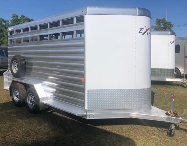 2020 Exiss Trailers 713 stock bumper pull Livestock Trailer 2020 Exiss Trailers 713 stock bumper pull Livestock Trailer