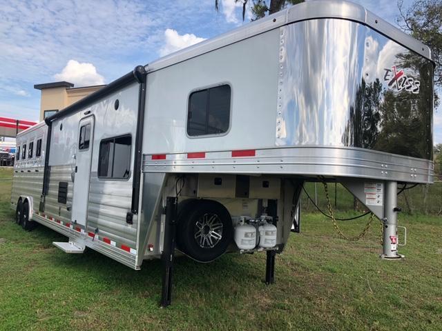 2020 Exiss Trailers 8' wide 4 horse w/14' lq and slide Horse Trailer 2020 Exiss Trailers 8' wide 4 horse w/14' lq and slide Horse Trailer