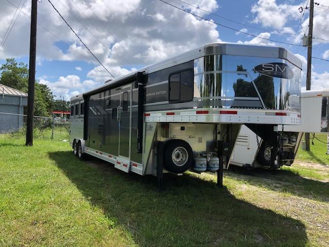 2021 SMC Horse Trailers 8' wide 3 horse w/13' lq and slide Horse Trailer 2021 SMC Horse Trailers 8' wide 3 horse w/13' lq and slide Horse Trailer