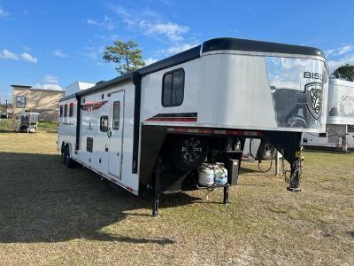 2022 Bison Trailers 8' wide 3 horse with 13' living quarters Horse Trailer 2022 Bison Trailers 8' wide 3 horse with 13' living quarters Horse Trailer