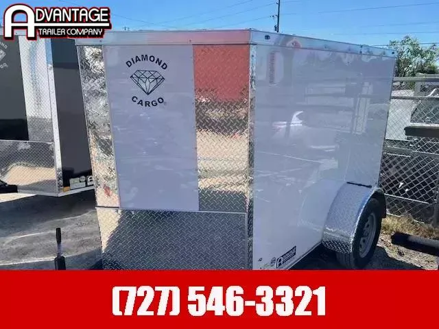 2026 Diamond Cargo 5X8SA WITH RAMP DOOR Cargo / Enclosed Trailer NOW WITH POLYCORE