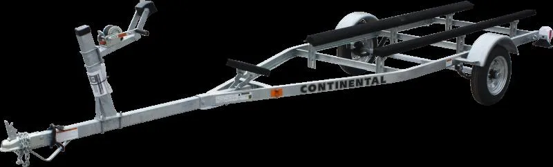 2026 Continental Trailers JB1612 Galvanized Bass/Jon Boat Trailer