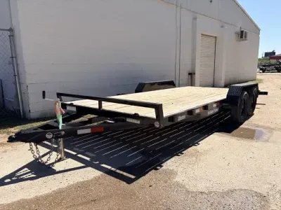 2025 Sure-Trac 7x18 WOOD DECK CAR HAULER