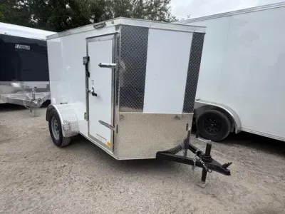 2027 Diamond Cargo 5X8SA WITH RAMP DOOR AND SIDE DOOR Cargo / Enclosed Trailer NOW WITH POLYCORE