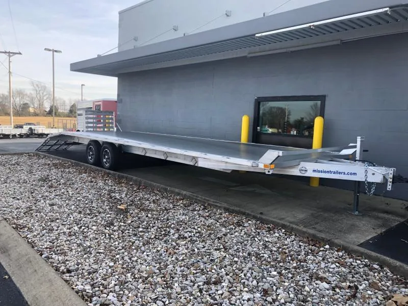 2026 Mission 8.5X26 ALUMINUM GOLF CART HAULER Deckover Trailer