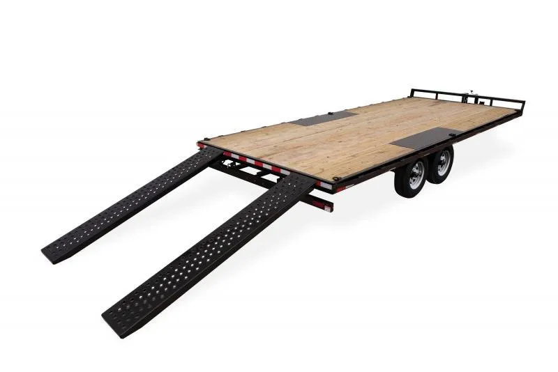 2026 Sure-Trac 8.5x16 FLATBED DECKOVER LP 10K Equipment Trailer