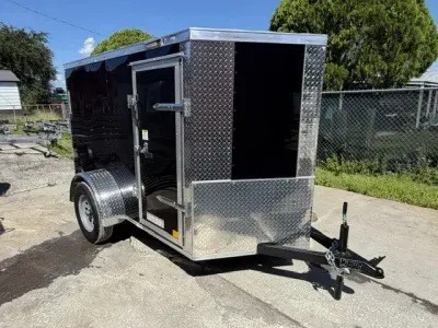 2027 Diamond Cargo 5X8SA WITH RAMP DOOR AND SIDE DOOR Cargo / Enclosed Trailer NOW WITH POLYCORE