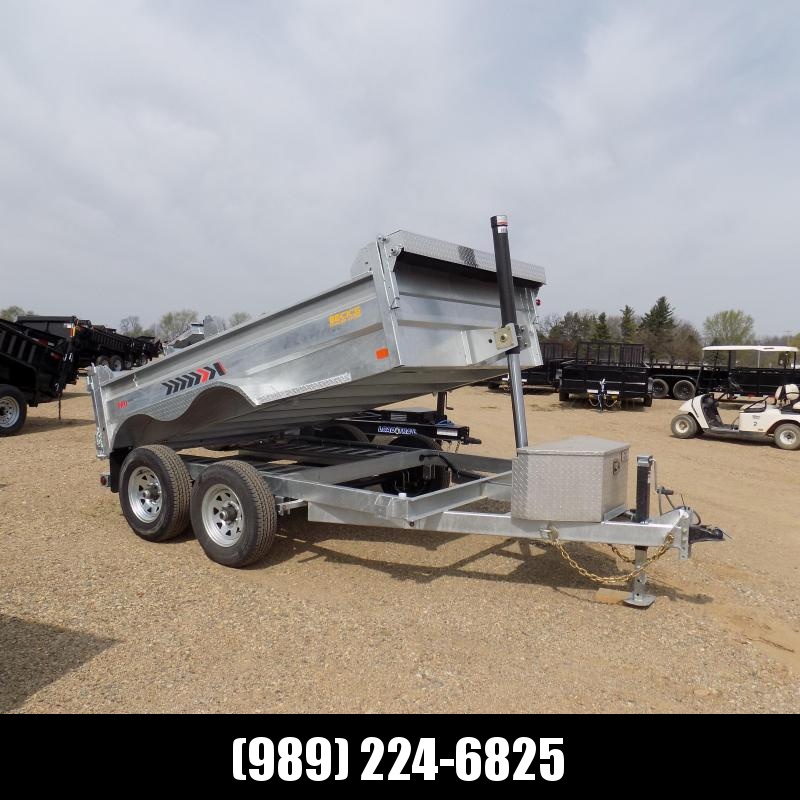 New Galvanized 6' x 10' Dump Trailer with Telescopic Lift - Corrosion Resistant New Galvanized 6' x 10' Dump Trailer with Telescopic Lift - Corrosion Resistant