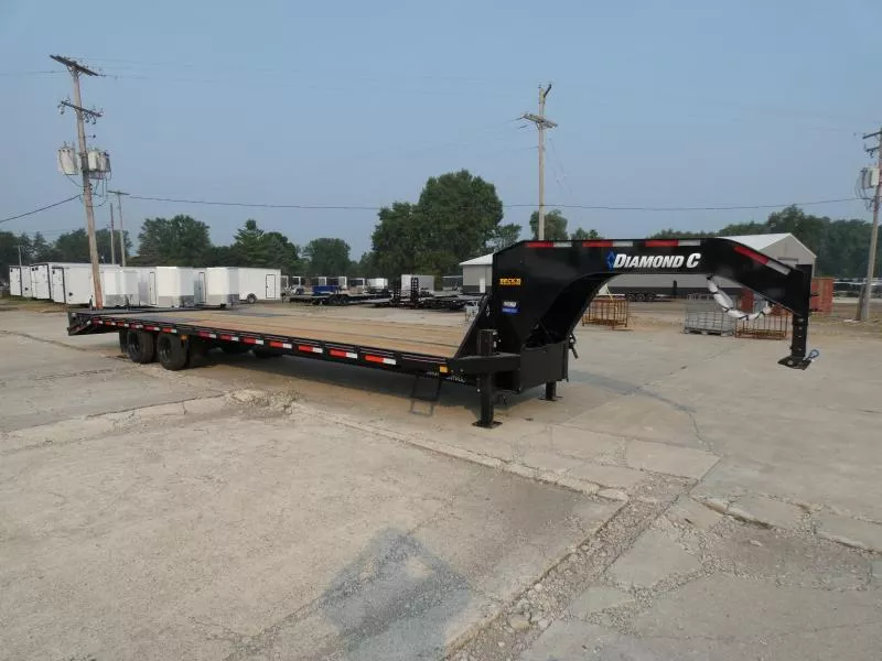 New Diamond C Trailers 102" x 35' Gooseneck Equipment Trailer For Sale - 12K Axles - $0 Down Financing Available 