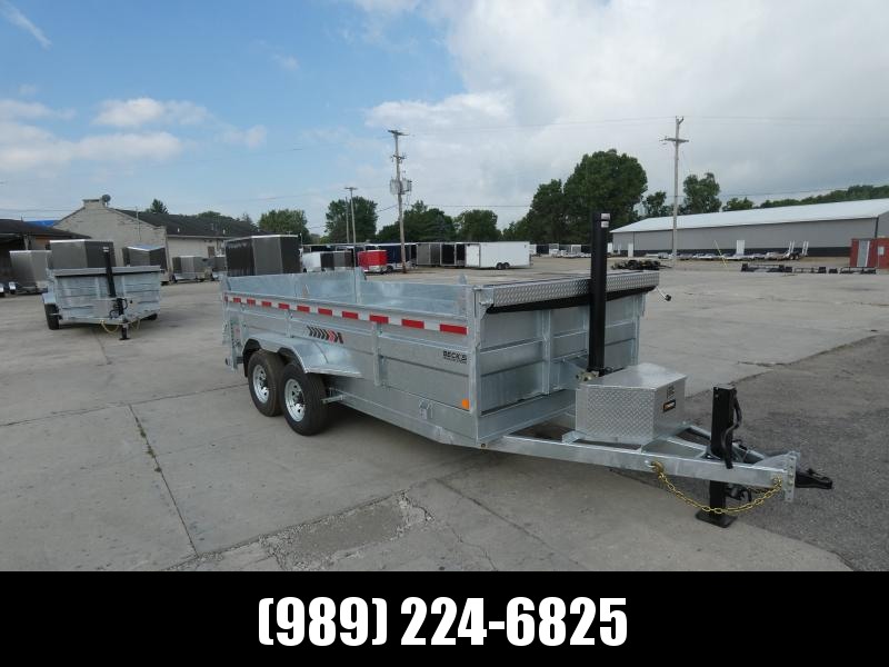 New Galvanized 7 x 16' Dump Trailer with Telescopic Lift - Corrosion Resistant -Flexible Financing Options & Low Monthly Payments New Galvanized 7 x 16' Dump Trailer with Telescopic Lift - Corrosion Resistant -Flexible Financing Options & Low Monthly Payments