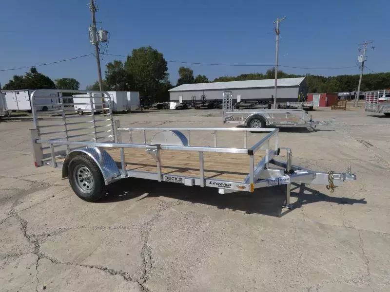 New Legend Open Deluxe 6' x 12' Aluminum Open Utility For Sale - Best Built Aluminum Utility - Flexible Financing Options & Low Monthly Payments
