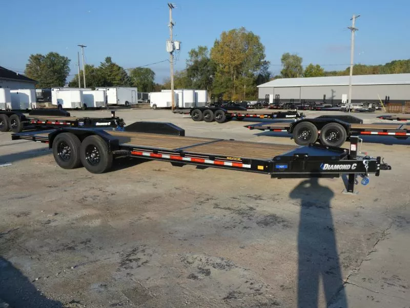 New Diamond C HDT 7' x 22' Tilt Deck Equipment Trailer - Flexible Personal & Business Financing Options & Low Monthly Payments 