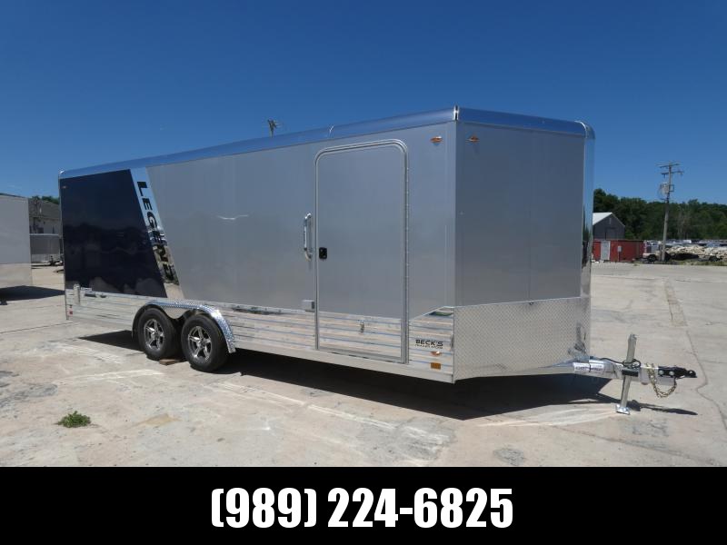 New Legend Deluxe V Nose 8' X 23' All Aluminum Enclosed Cargo Trailer -Flexible Financing Options & Low Monthly Payments New Legend Deluxe V Nose 8' X 23' All Aluminum Enclosed Cargo Trailer -Flexible Financing Options & Low Monthly Payments