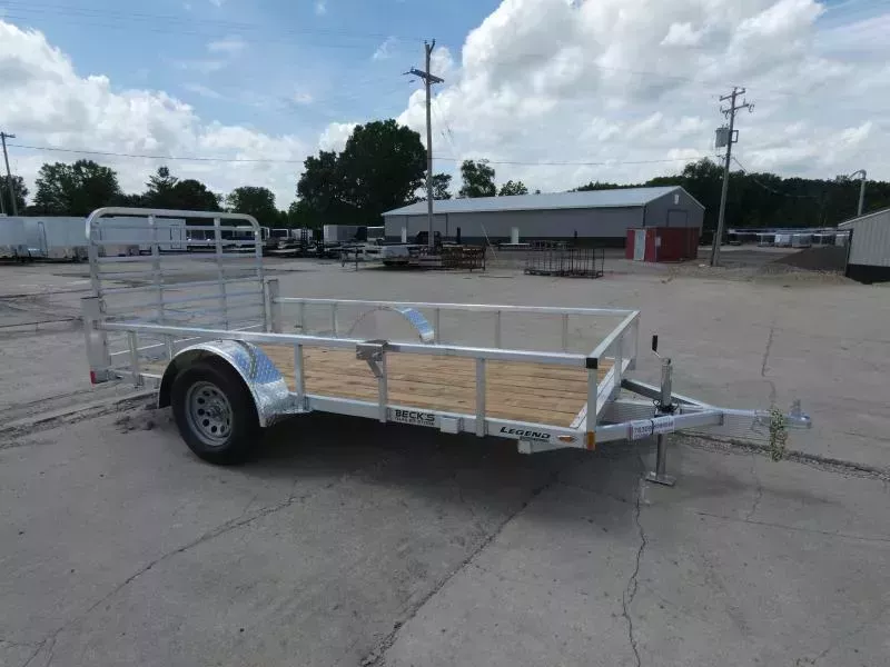 New Legend Open Deluxe 6' x 12' Aluminum Open Utility For Sale - Best Built Aluminum Utility - Flexible Financing Options & Low Monthly Payments
