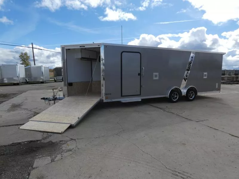 New Legend Explorer 7.5' x 29' Snowmobile Trailer - Only 7.5' Wide Model With NO Interior Wheel Wells!- Flexible Financing Options Available