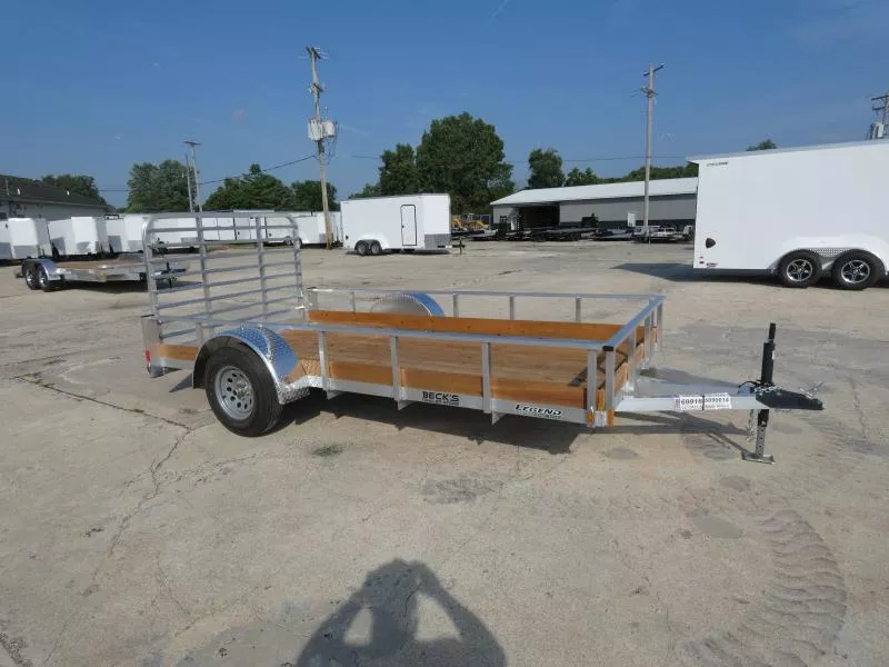 New Legend 6' x 12' Aluminum Utility Trailer For Sale - Triple Tube Tongue - $0 Down Financing Options Available