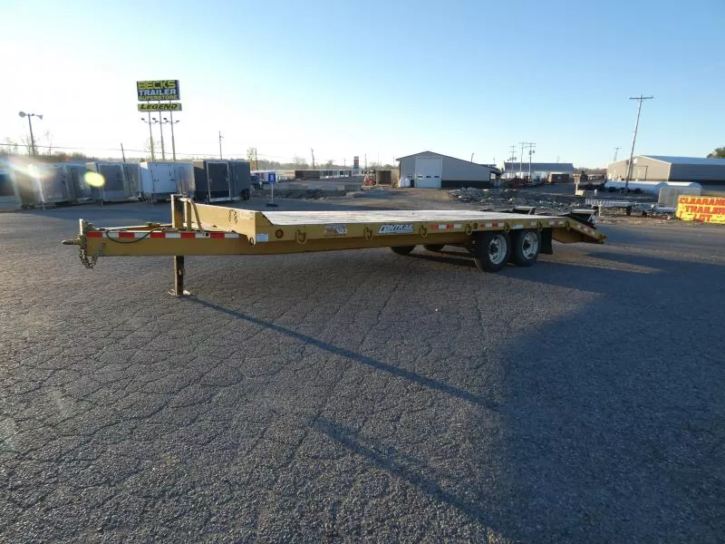 Used Contrail  8.5' x 25' Deckover Equipment Trailer for Sale - 8K Axles