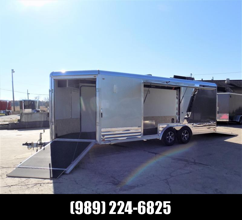 New Legend Deluxe Snow 8' x 24' Enclosed Snowmobile/All Sport Trailer - Perfect For All Your Toys - $0 Down Financing Available New Legend Deluxe Snow 8' x 24' Enclosed Snowmobile/All Sport Trailer - Perfect For All Your Toys - $0 Down Financing Available