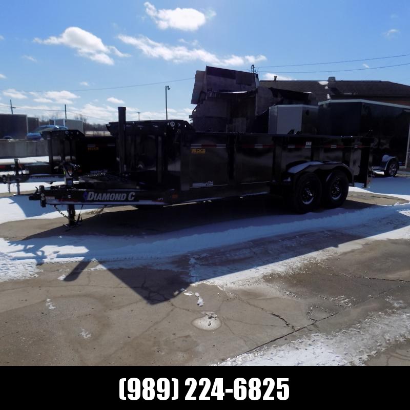 New Diamond C Trailers 7' x 16' Low Profile Dump Trailer For Sale - $0 Down Financing Available New Diamond C Trailers 7' x 16' Low Profile Dump Trailer For Sale - $0 Down Financing Available