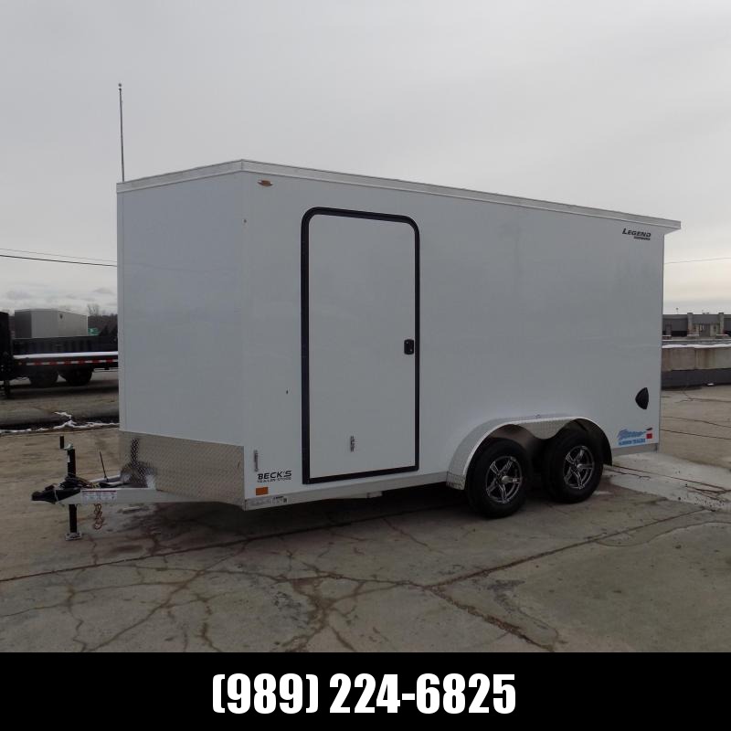 New Legend Thunder 7.5' x 16' Aluminum Enclosed Cargo Trailer for Sale- $0 Down Payments From $151/Mo W.A.C. New Legend Thunder 7.5' x 16' Aluminum Enclosed Cargo Trailer for Sale- $0 Down Payments From $151/Mo W.A.C.