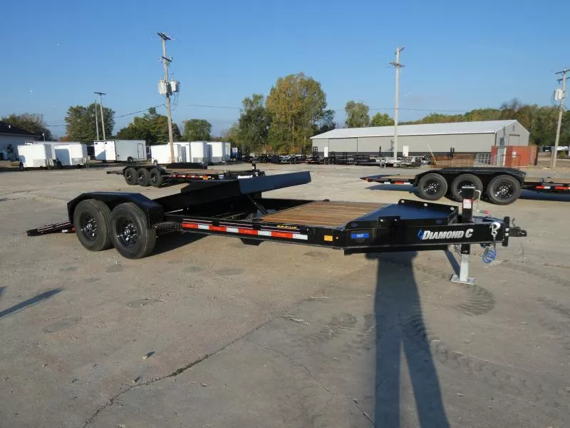 New Diamond C HDT 7' x 20' Tilt Deck Equipment Trailer - Flexible Personal & Business Financing Options & Low Monthly Payments 