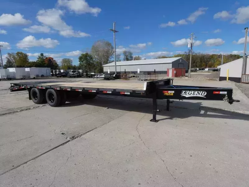 New Legend Steel 102" x 25' Deckover Equipment Trailer For Sale - High Tensile Steel - Flexible Business & Personal Financing Available