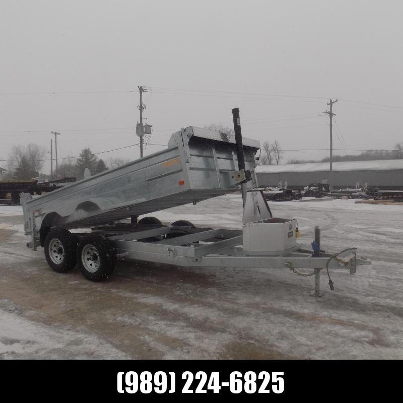 New Galvanized 6' x 12' Dump Trailer with Telescopic Lift - Corrosion Resistant - $0 Down & Flexible Financing Available New Galvanized 6' x 12' Dump Trailer with Telescopic Lift - Corrosion Resistant - $0 Down & Flexible Financing Available