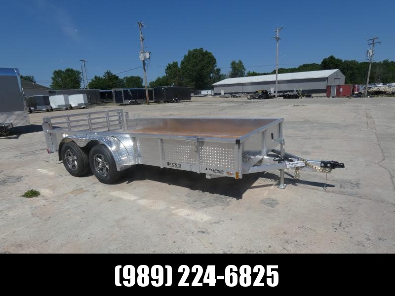 New Legend Aluminum 7' x 14' Open Utility Trailer - Flexible Financing Options & Low Monthly Payments New Legend Aluminum 7' x 14' Open Utility Trailer - Flexible Financing Options & Low Monthly Payments