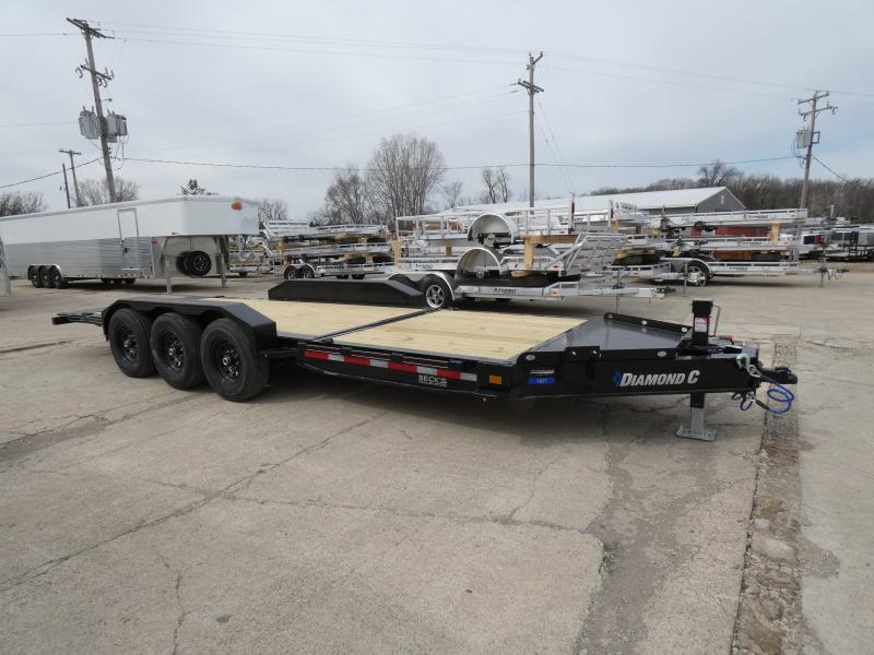 New Diamond C HDT 7' x 22' Tilt Deck Equipment Trailer - 24K Weight Rating - Torsion Axles - Flexible Financing Options & Low Monthly Payments 