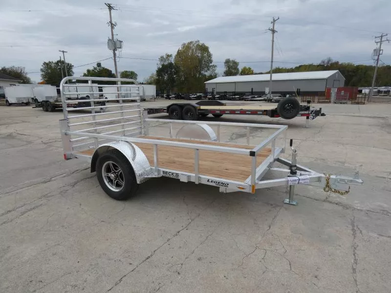 New Legend Open Deluxe 6' x 10' Aluminum Open Utility For Sale - Best Built Aluminum Utility - Flexible Financing Options & Low Monthly Payments